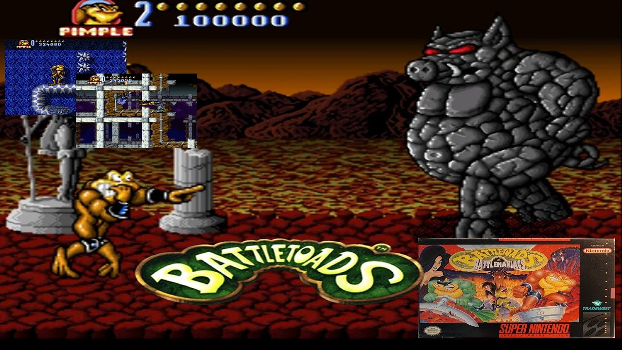 Battletoads in Battlemaniacs – Full Walkthroughs HD – The Impossible Game on SNES