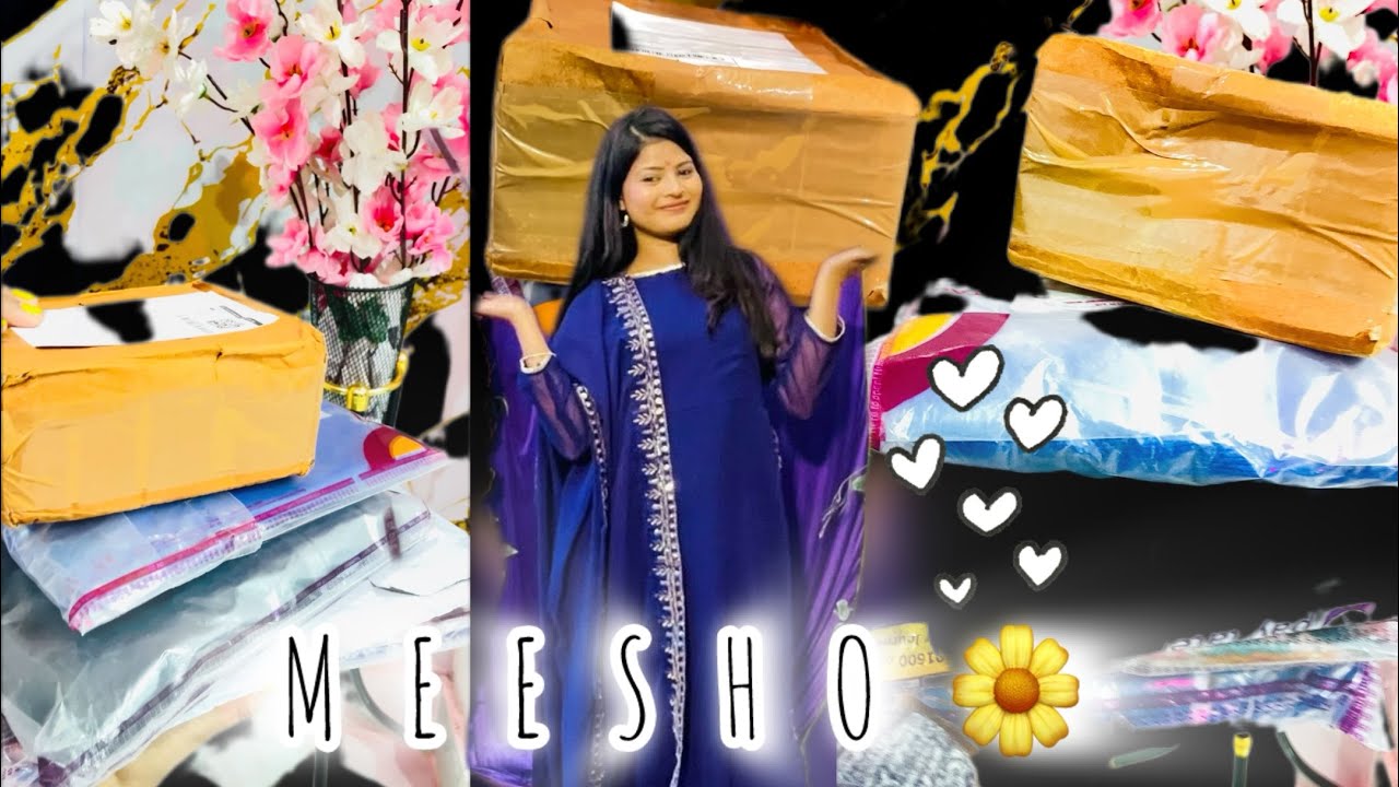 🌸Meesho finds daily wear Kurti top & trouser set 🌼￼