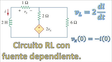 Circuito RL con fuente dependiente. (Ecuaciones diferenciales)