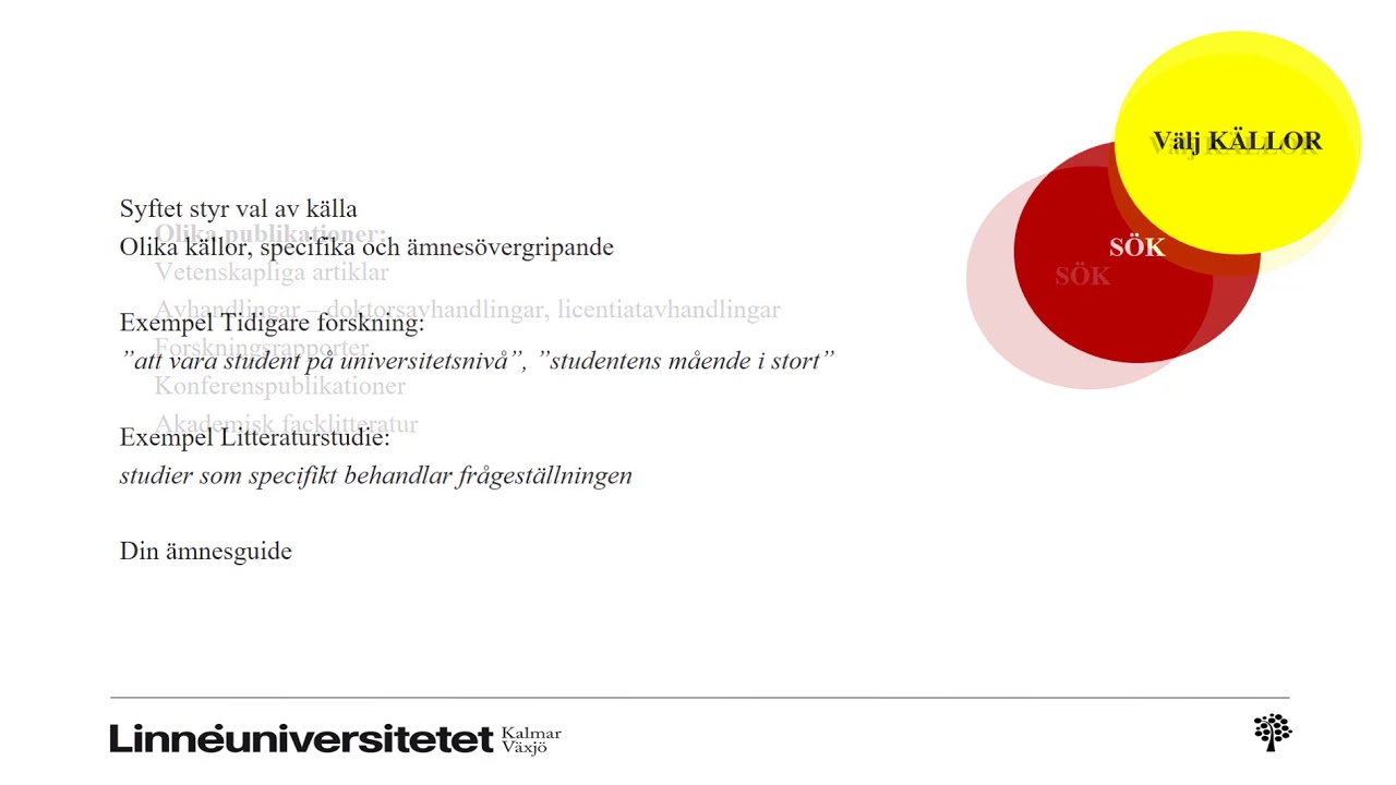 Att söka och värdera information