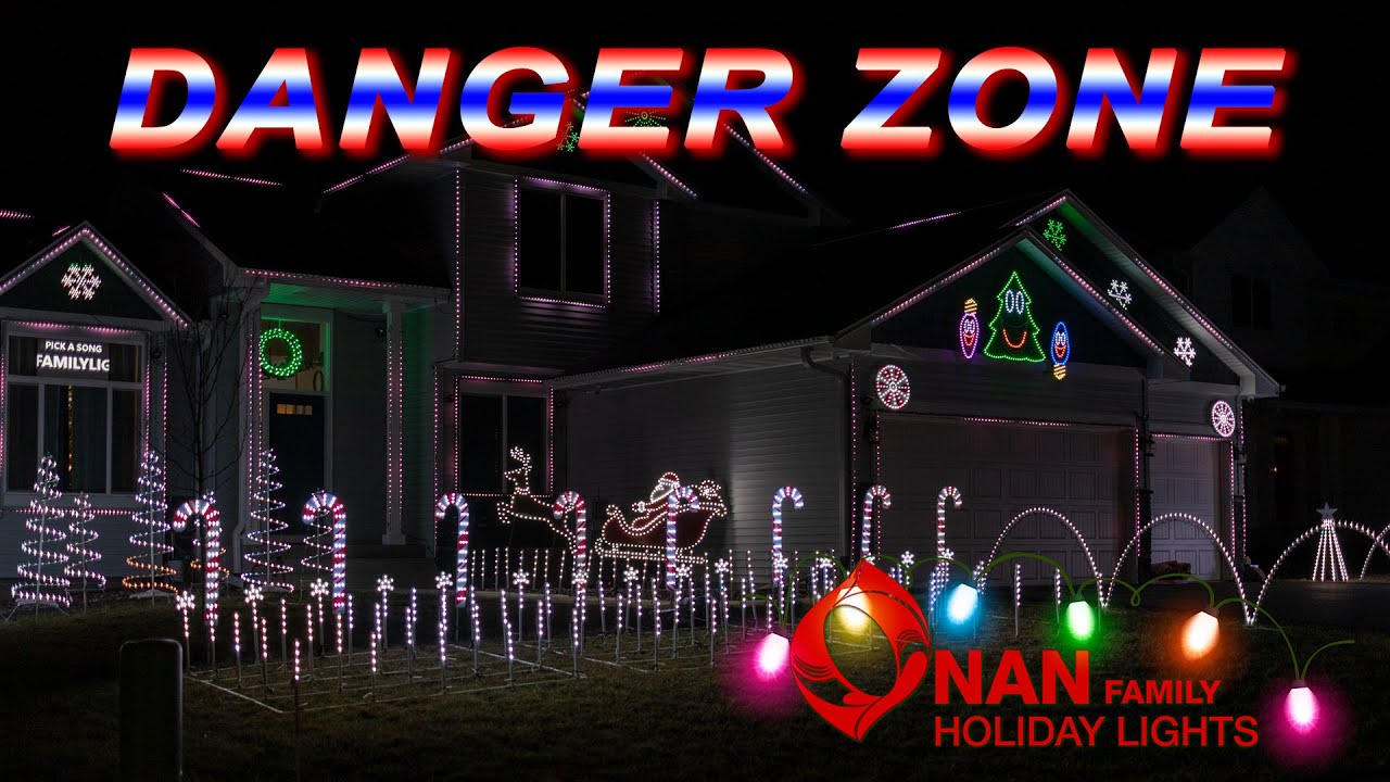 Danger Zone Top Gun Christmas Lights Xlights Around The World 2022