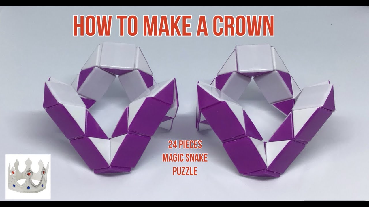 How To Make A Crown - 24 Pieces Magic Snake Puzzle