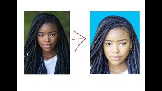How to Edit Passport Size Photo with Adobe Photoshop 7.0 Bangla Tutorial