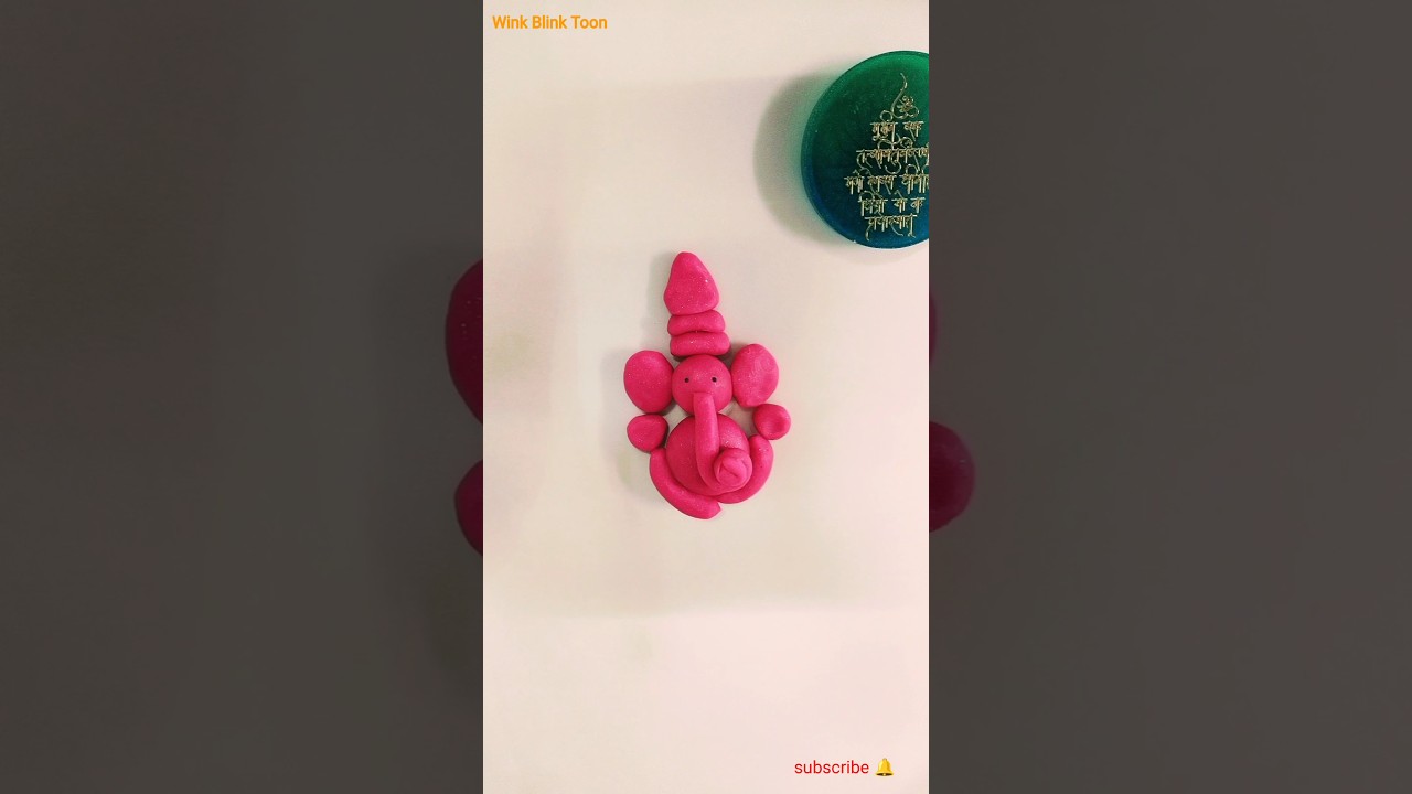DIY Clay Ganpati | Making of Eco Friendly Ganesha | Making Cute Ganesha Idol 