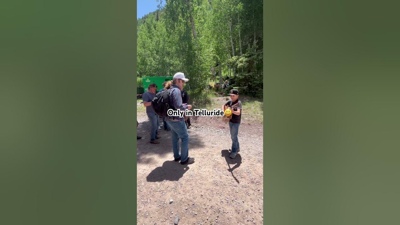 Best day ever! I had the chance to meet and pick for Billy Strings! #billystrings,#telluride,#guitar
