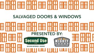 Working with Salvaged Doors and Windows Workshop