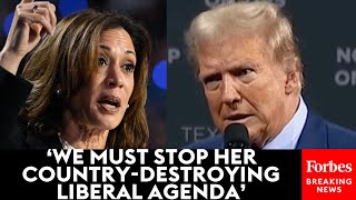 'She's A Marxist, Communist, Fascist, Socialist': Donald Trump Tears Into Kamala Harris