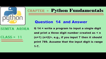 Write a program to input a single digit and print a three digit number created as  n (n+1) (n+2).