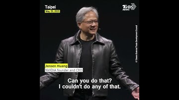 NVIDIA founder Jensen Huang unveils groundbreaking AI capabilities at COMPUTEX #shorts