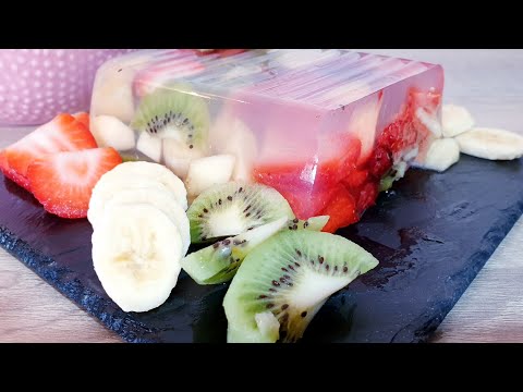 طريقة تحضير جيلي الفواكه عالصيفية طيبه كتير وطيبة