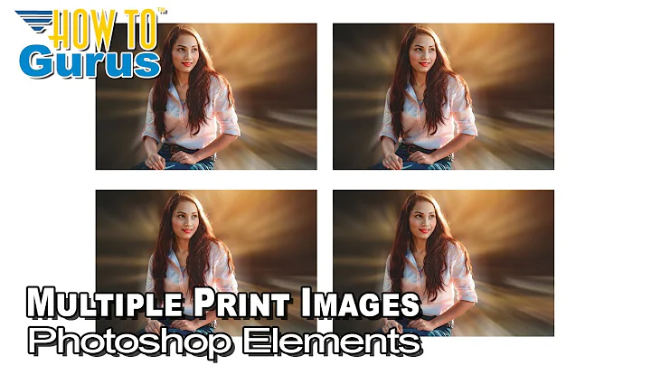 How You Can Print Multiple Images on One Page Using Photoshop Elements