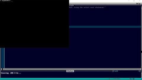 Write program to check entered alphabet is A or not, using the select case #programming #pc #qbasic