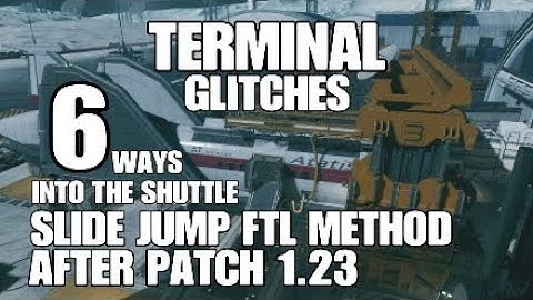 COD IW GLITCHES TERMINAL AFTER PATCH 1.23