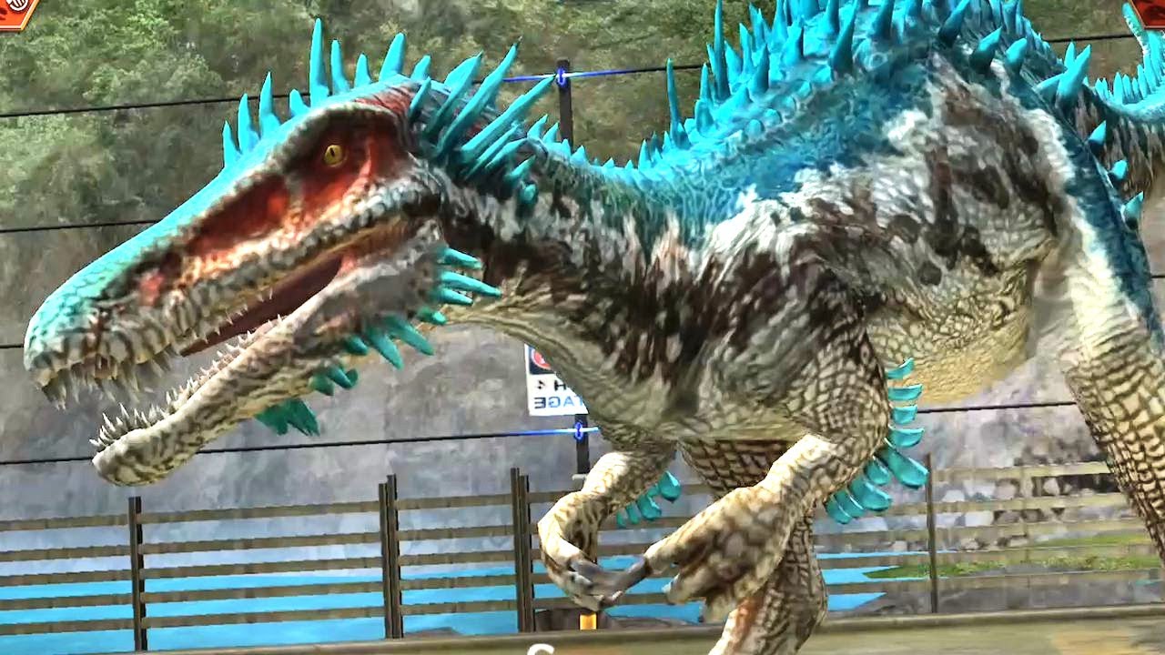 派手恐竜でバトルリク 正直悩む ｗ Jurassic World The Game Youtube