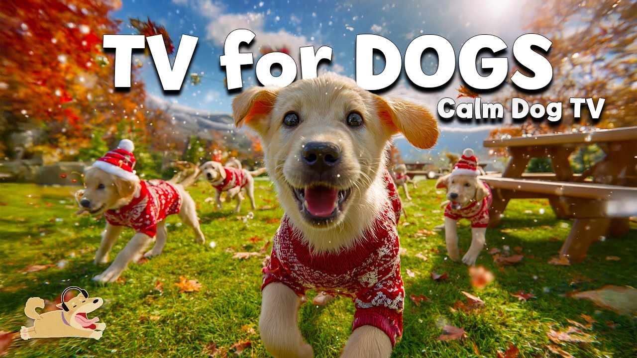 DOG TV: BEST Entertaining Video for your Dogs 🐕 When Home Alone ❤️ Anti-Separation Anxiety Relief