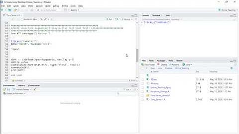 Time Series| Unit root Test in RI Covariate Augmented Dickey-Fuller (CADF) Test