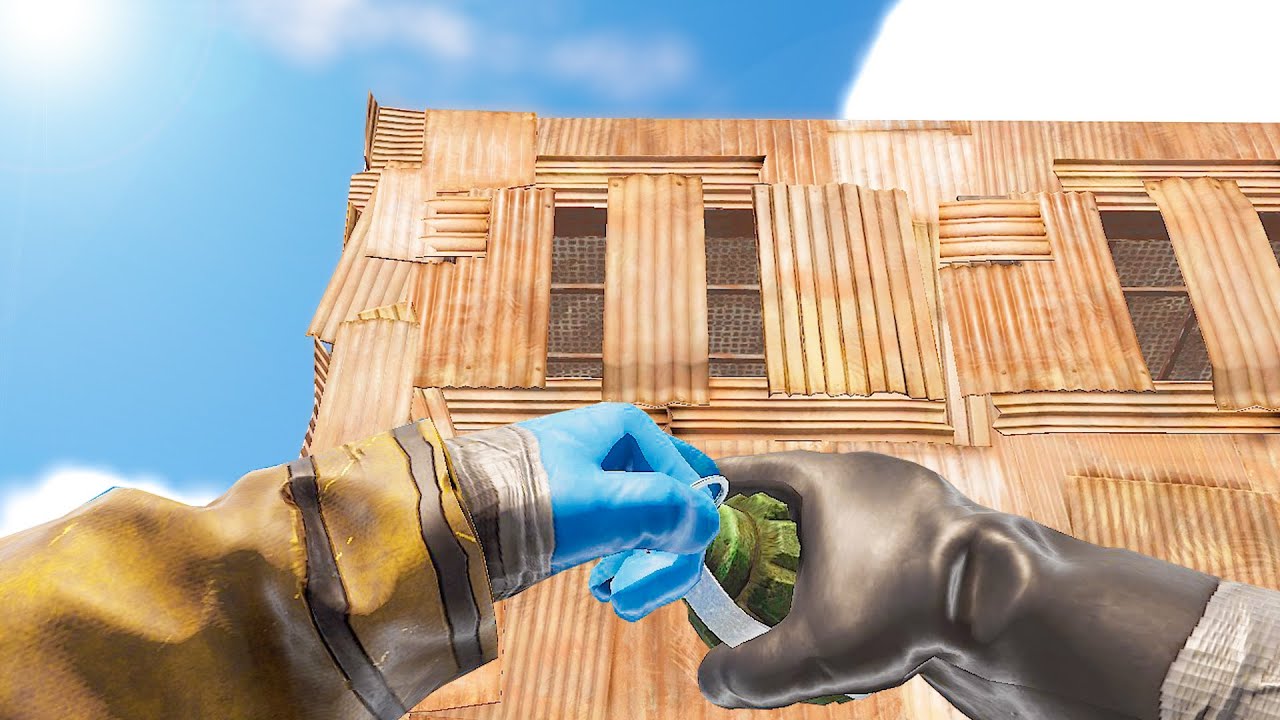 the most INSANE Grenade Throw in RUST!! - CoconutB