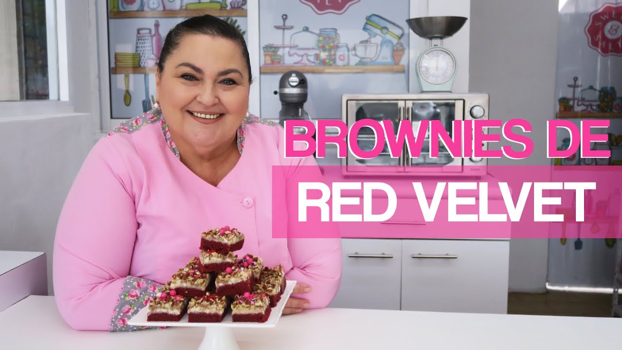 BROWNIES DE RED VELVET | La Tía Zazil