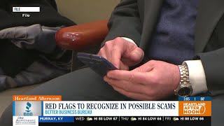 Red flags to recognize in possible scams