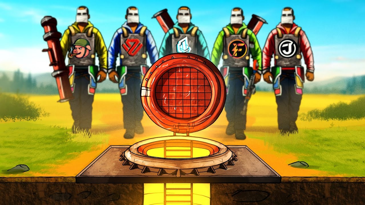 We ABUSED TRAIN TUNNELS on WIPE DAY - Rust