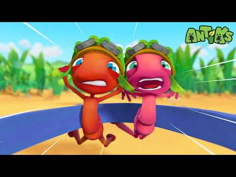 Joey and Boo Build a Plane! ✈️ | Antiks 🐜 | Moonbug Kids - Friendship & Adventure