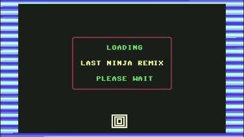 Last Ninja Remix Loading Music for the Commodore 64
