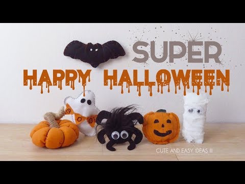 Video: Dalawang Simpleng Maliit Na Halloween Felt Crafts