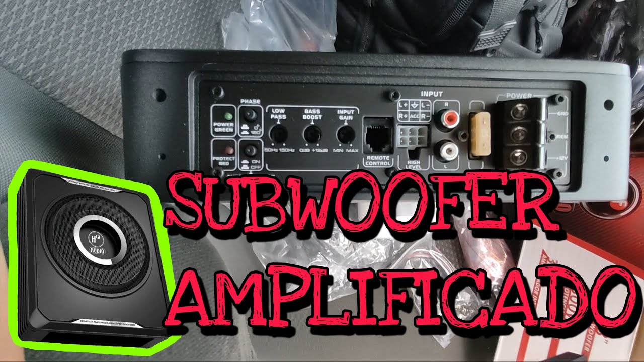 Instalando SUBWOOFER Amplificado 🔈🔉🔊 YouTube