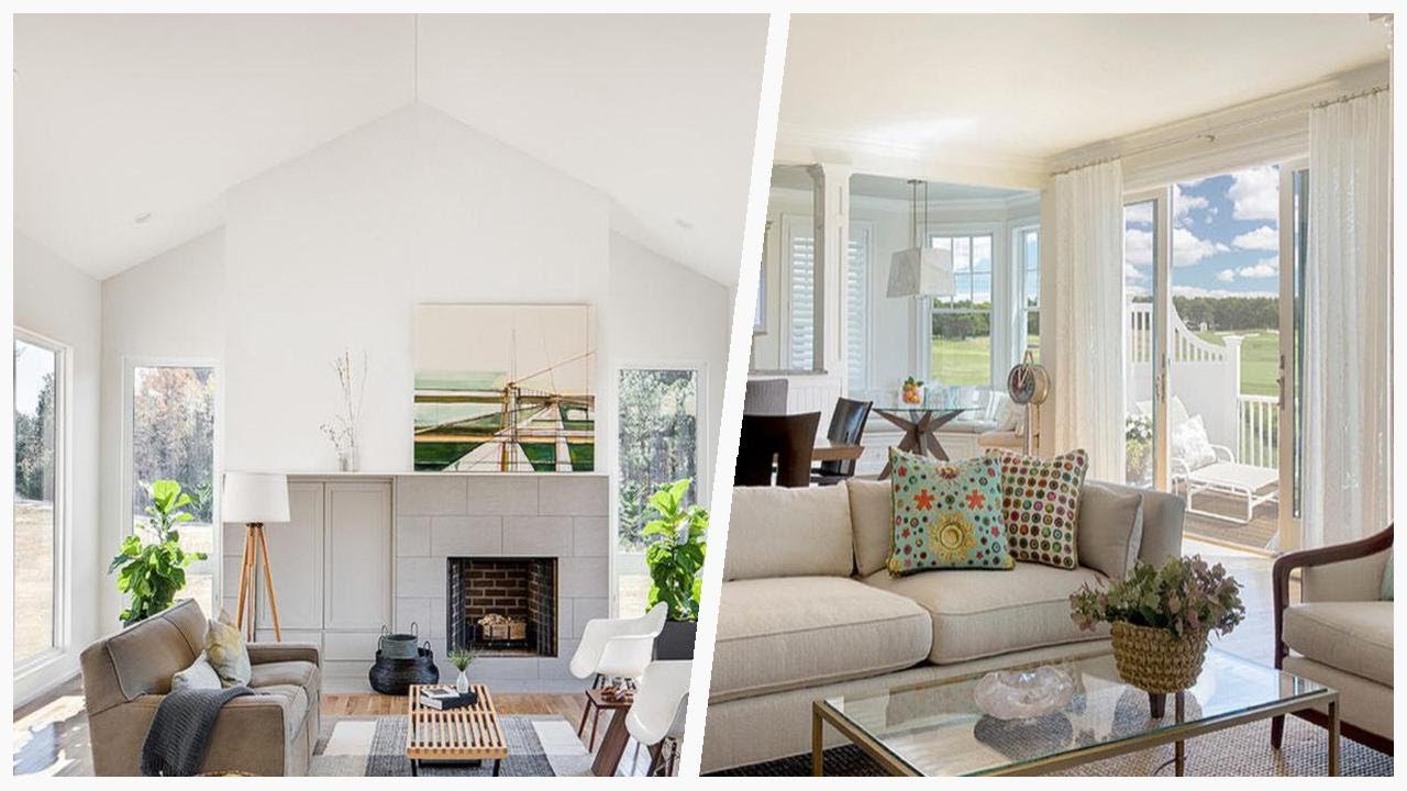 75 Beige Floor Living Space With A Tile Fireplace Design Ideas You'll Love 🏡