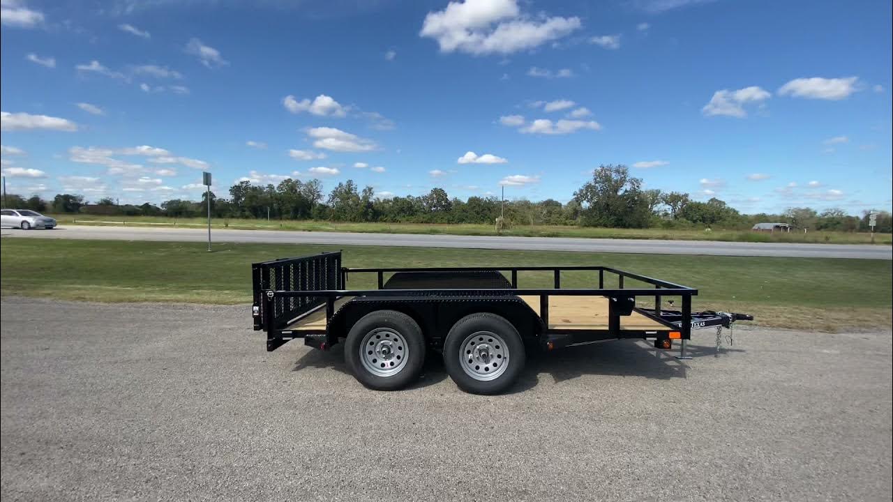83x12 East Texas Utility Trailer YouTube