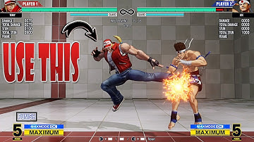 KOF XV: Tired of roll on wake up? Use this