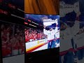 girl in white dress flashing capitals 2018 NHL final game