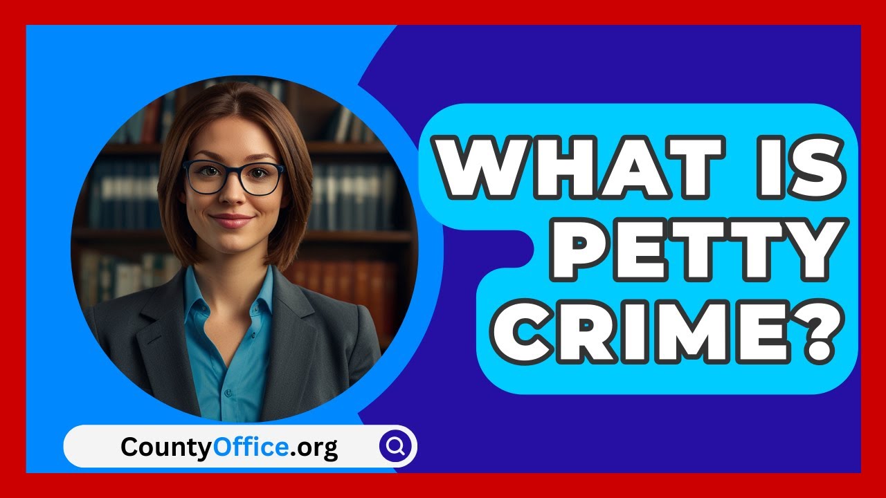 What Is Petty Crime? - CountyOffice.org