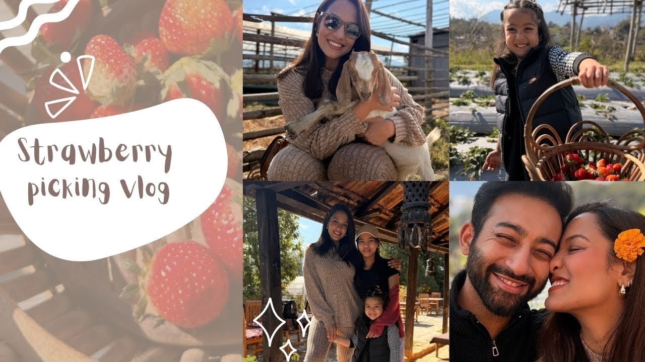Ayanka goes Strawberry Picking | Agri - studio Farm | Growing With Ayanka