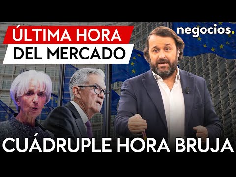 NOTICIAS DEL MERCADO: Cu&aacute;druple hora bruja, Europa frente a la guerra arancelaria y el euro cae