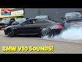 Best of BMW V10 Engine Sounds 2018 - Burnouts, Drifts & Accelerations!