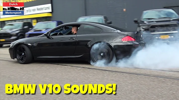Best of BMW V10 Engine Sounds 2018 - Burnouts, Drifts & Accelerations!