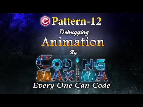 Cpp Pattern 12 | Cpp programming | Coding Maxima | coding animations