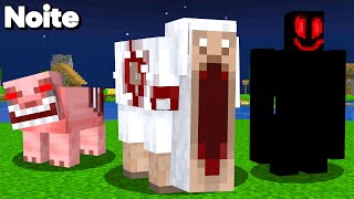 Testando Mobs assustadores do Minecraft que são realmente reais O FILME