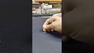beads embroidery work / satin ribbon #handbroidery #embroidery #fashion #handwork #beads_glass #art