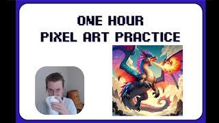 No. 8 Pixel Art Practice 9: Dragon 64x64 Pixels (Timelapse)