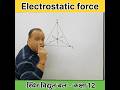 Electrostatic force - स्थिर विद्युत बल - Coulomb's law ☺