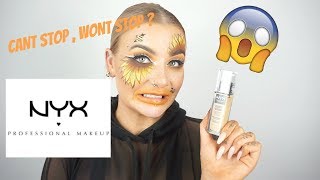 TESTNG THE NEW NYX &quot; CANT STOP , WONT STOP &quot; FOUNDATION ... FAB OR NAFF ? | Jadexodyble