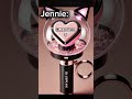 If blackpink members had their own light sticks #fyp #mantra #jenniekim #blackpink #shorts #jisookim