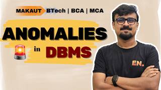 ⚠️Anomalies in DBMS Explained | BCA / B.Tech / MCA (MAKAUT)