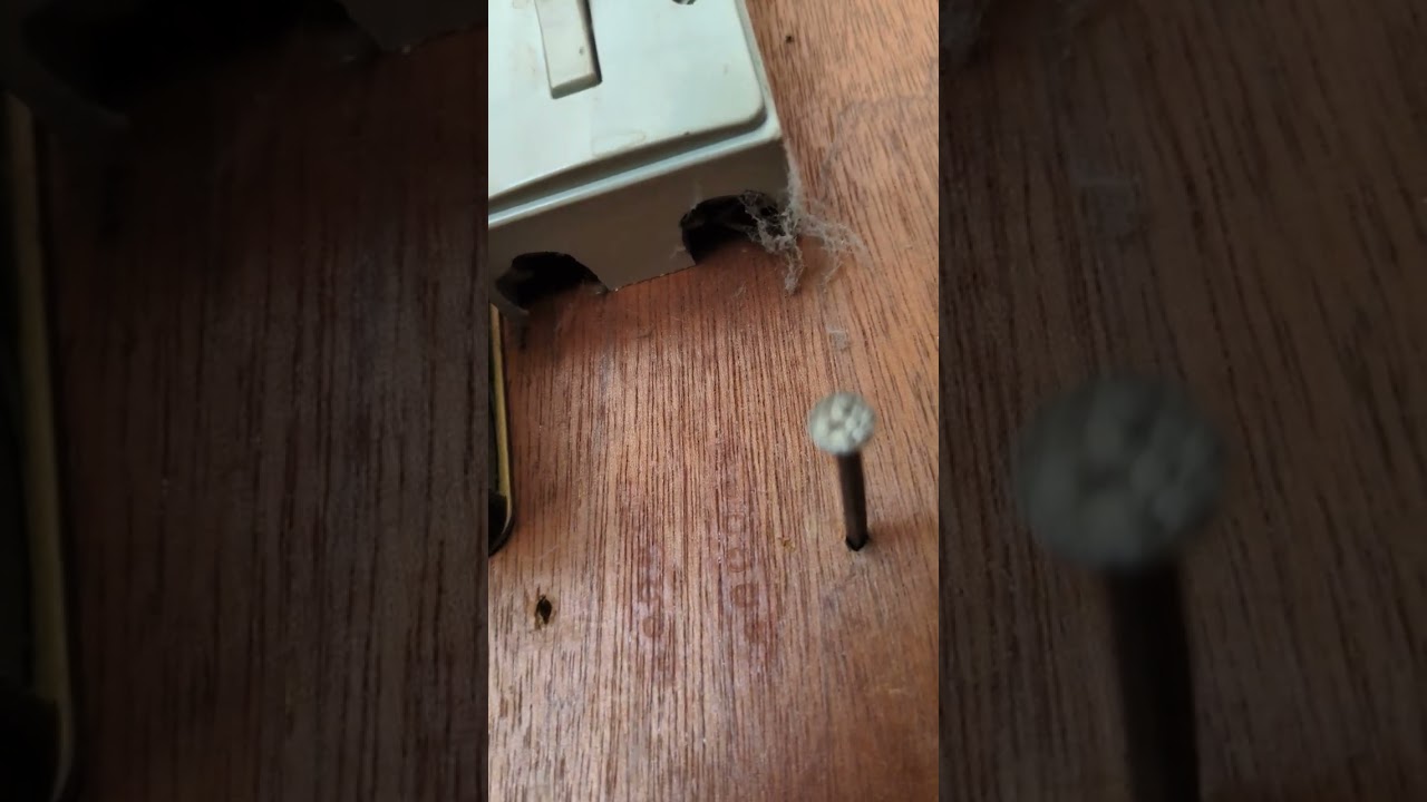 Stikkontakt med ubrugte huller. 