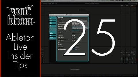 Ableton Live Insider Tip - Routing Audio from Any Software into Live (Mac)