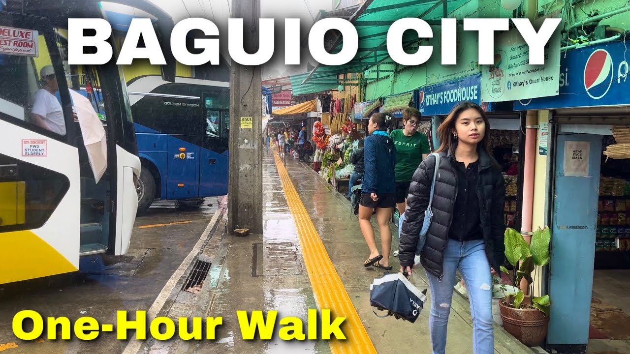 Baguio City Tour Under the Storm | From Iconic Spots to Quiet Streets of Baguio, Philippines