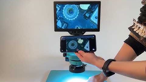 #rf4 HD Observation WIFI Display Screen Synchronous Focusing Repair Triocular #zoom  #microscope