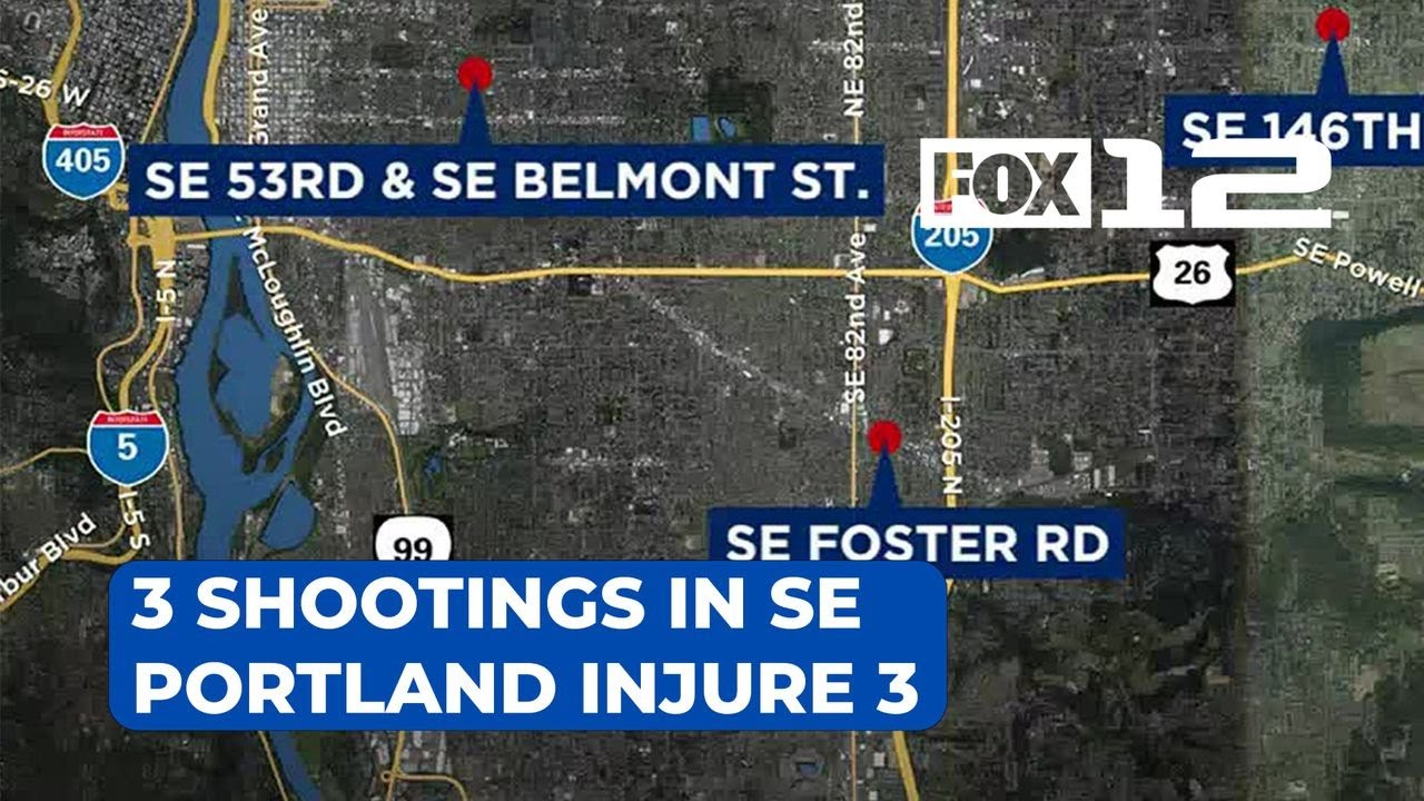 3 people injured after 3 separate shootings overnight in SE Portland ...